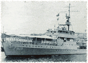 Marineschepen Hr. Ms. van Speijk 1955